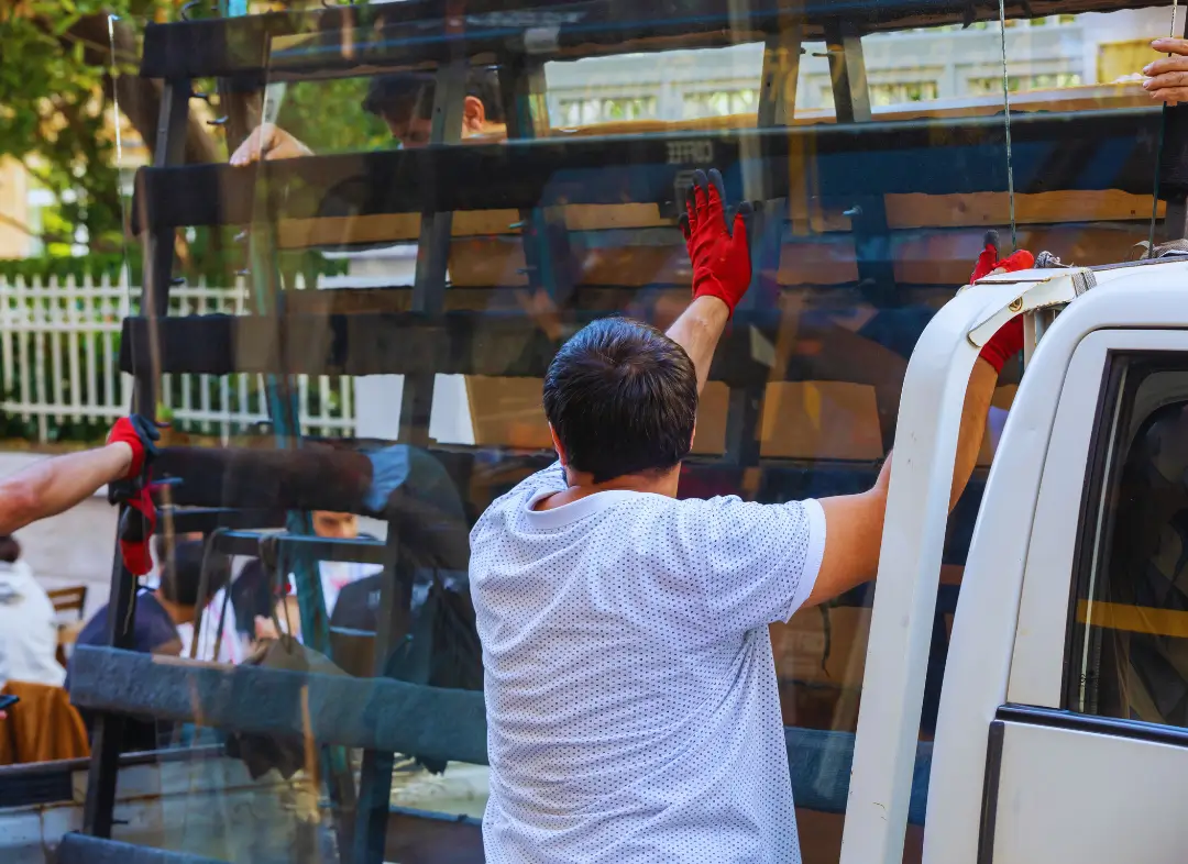 Remplacement de vitrine magasin La Ciotat